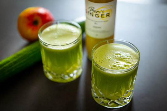 Gurke Ingwer Smoothie als Shot