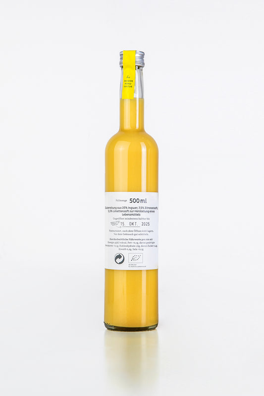 Ben's Ginger Bio Ingwerkonzentrat "Zitrone-Limette" (Ohne Zucker) - 500ml