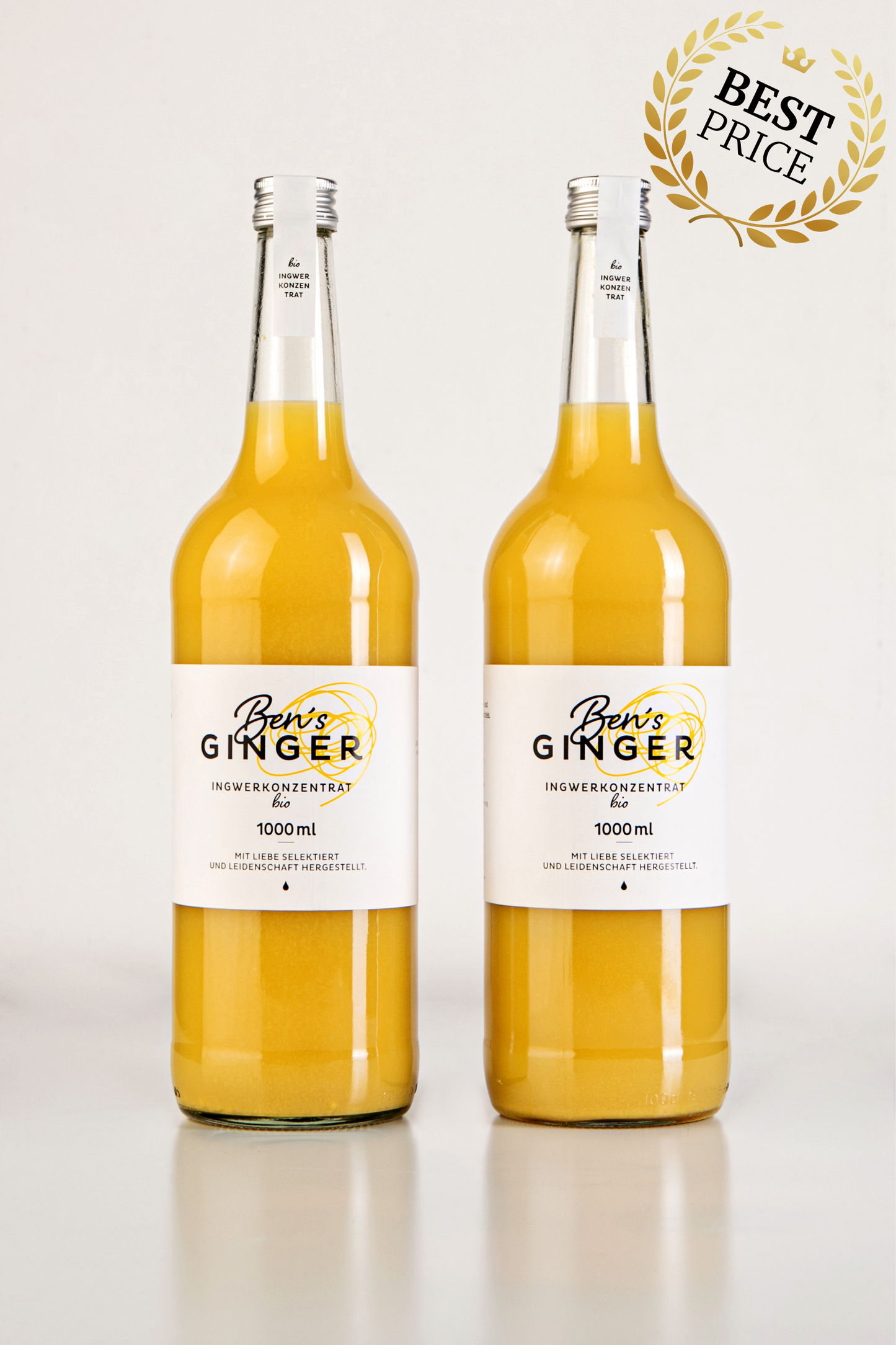 Ben's Ginger Bio Ingwerkonzentrat - 2x 1 Liter